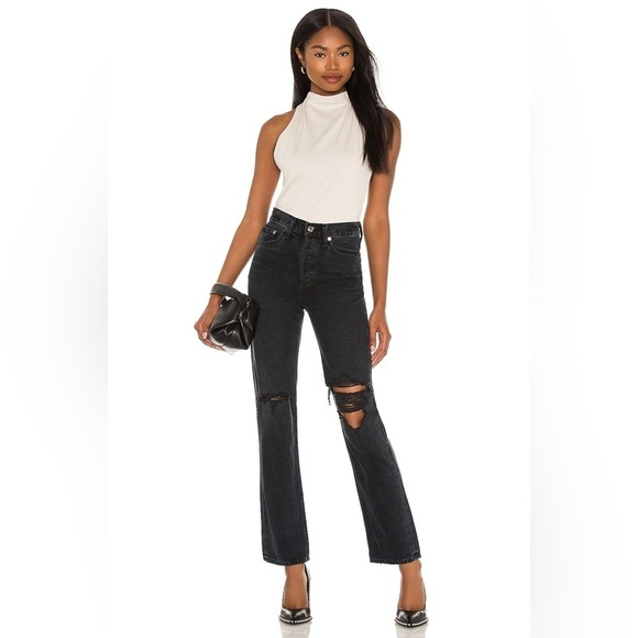 Agolde lana mid rise vintage straight leg size 28 - Picture 3 of 13